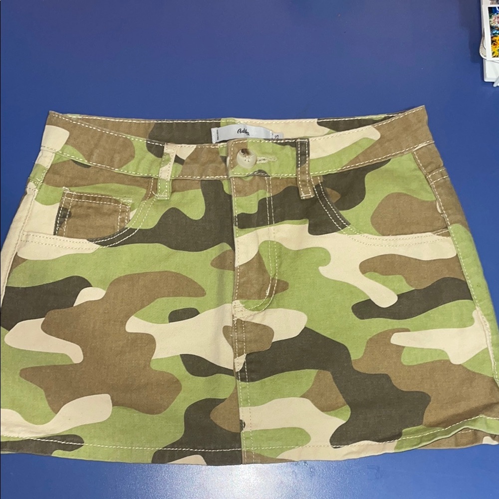 Camouflage Mini Skirt
